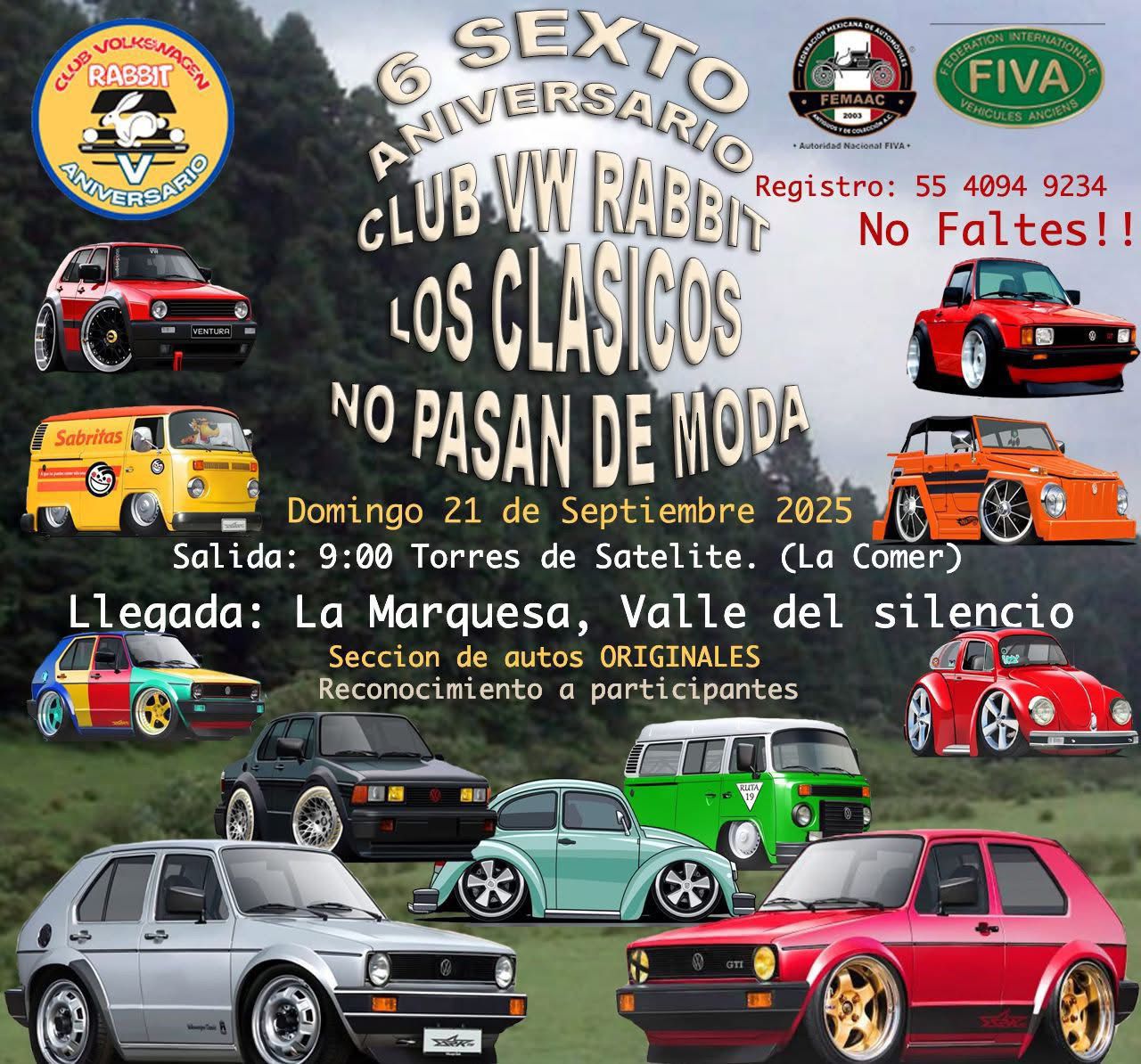 6to Aniversario Club VW Rabbit
