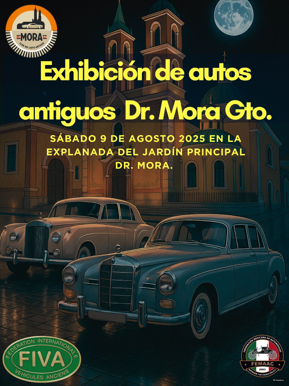 Exhibición de Autos Antiguos Dr. Mora Gto.